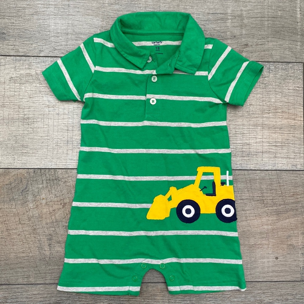 Carters Baby Boy One Piece Jumpsuit 18 Months